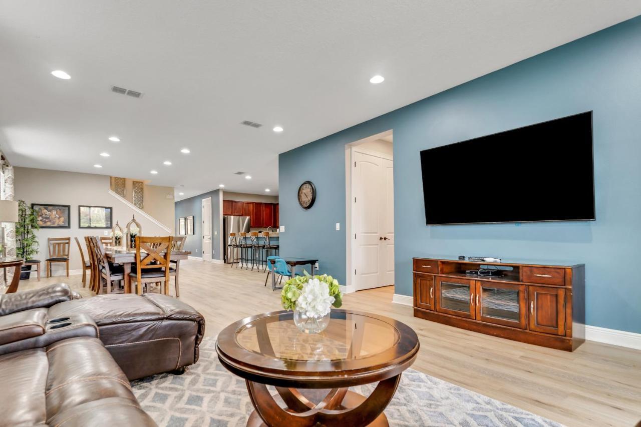Huge 10 Bdr Family House With Arcades And Free Pool Heat Near Disney Орландо Экстерьер фото