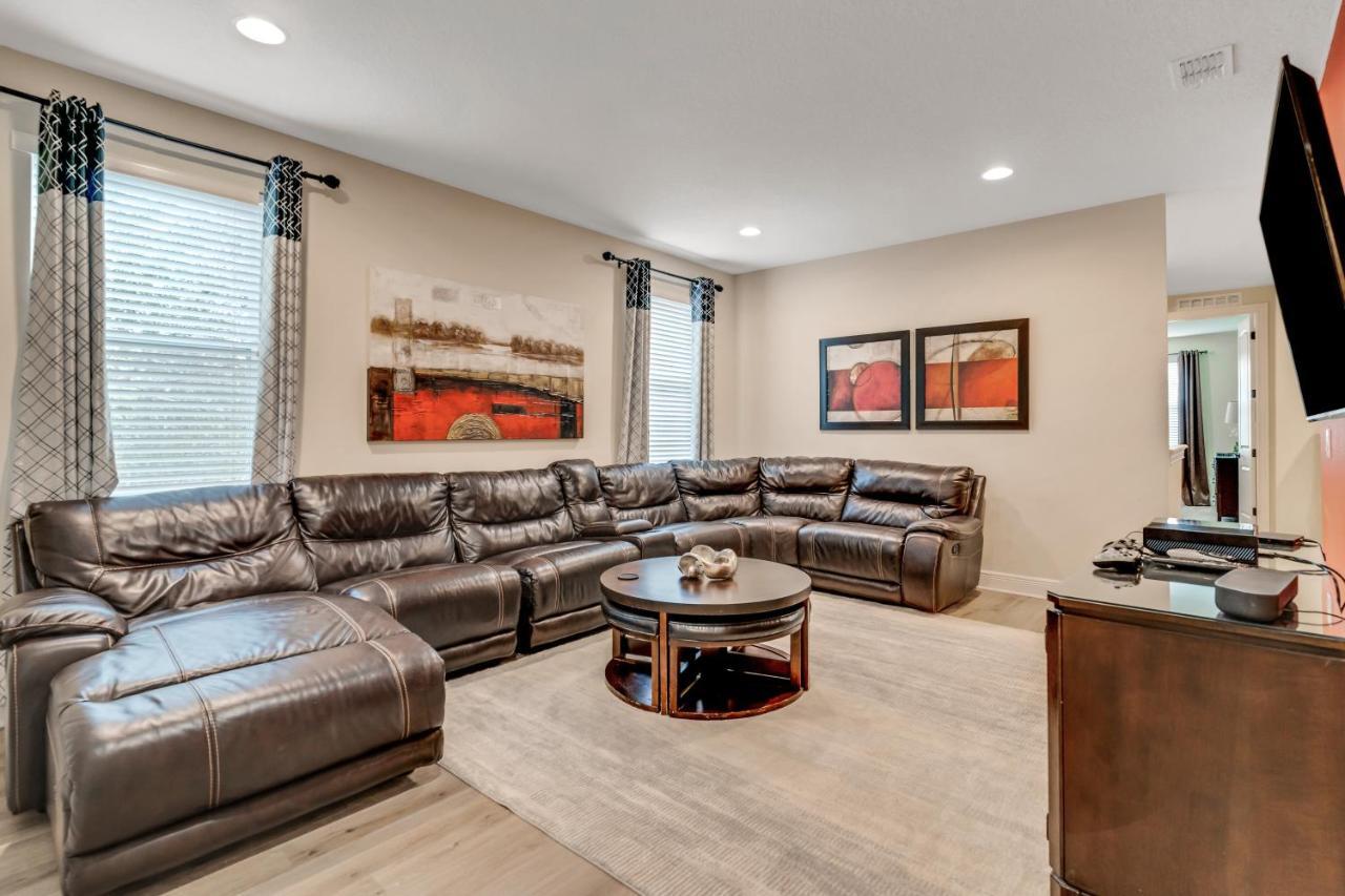 Huge 10 Bdr Family House With Arcades And Free Pool Heat Near Disney Орландо Экстерьер фото